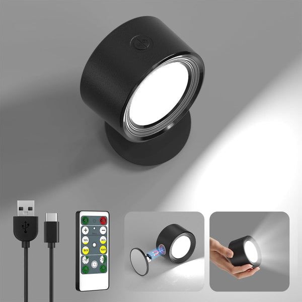 Night Light Table Lamp Bedside Mood Wireless Rechargeable Led Touch Dimmable Desk Lighting Portable Bedroom Modern Design Usb Black 1 Piece Night Ligh