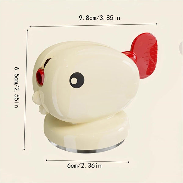 Toothpaste Tube Squeezer Roller Holder Press Dispenser Children Bathroom Gadgets Key Fish Design Beige 1 Piece Other Bathroom Accessories
