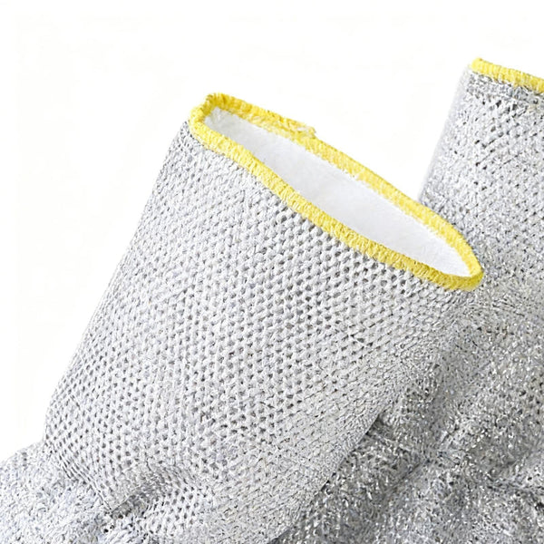 Oven Mitts Bbq Gloves Heat Resistant Pot Holders Kitchen Grill Cooking Baking Utensils Non Slip Gray 2 Pieces Barbecue Accessories