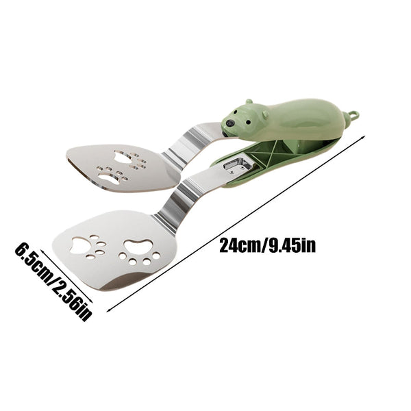 Kitchen Tongs Spatula Bbq Meat Utensils Accessories Grill Funny Gadgets Cooking Serving Tools Original Gift Green 1 Piece Cooking Utensils