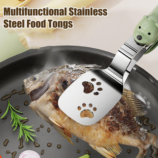 Kitchen Tongs Spatula Bbq Meat Utensils Accessories Grill Funny Gadgets Cooking Serving Tools Original Gift Green 1 Piece Cooking Utensils