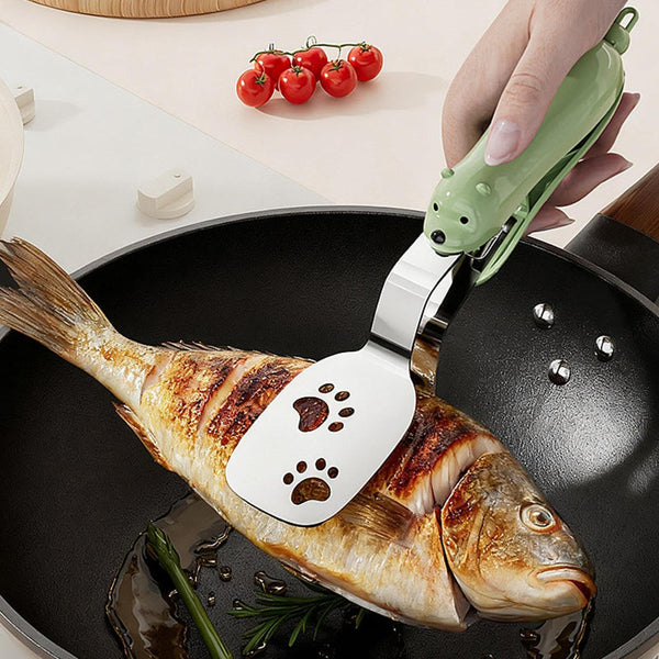 Kitchen Tongs Spatula Bbq Meat Utensils Accessories Grill Funny Gadgets Cooking Serving Tools Original Gift Green 1 Piece Cooking Utensils