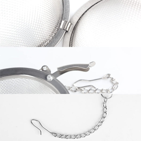 2 Piece Stainless Steel Tea Infuser Strainer For Loose Leaf Colanders Strainers & Sifters