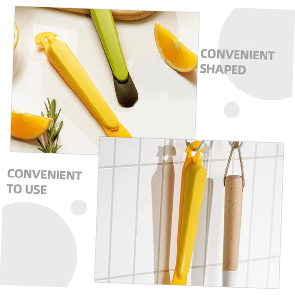 Orange Peeler Citrus Fruit Kitchen Tool Grapefruit Opener Remover Plastic Peeling Knife Accessories Handy Utensils Preparation Mandarin Yellow And Gre