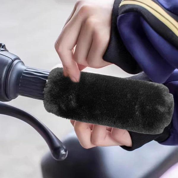 Motorcycle Handlebar Muffs Plush Winter Grip Protection Other Motorcycle Accessories