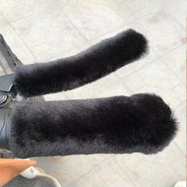 Motorcycle Handlebar Muffs Plush Winter Grip Protection Other Motorcycle Accessories