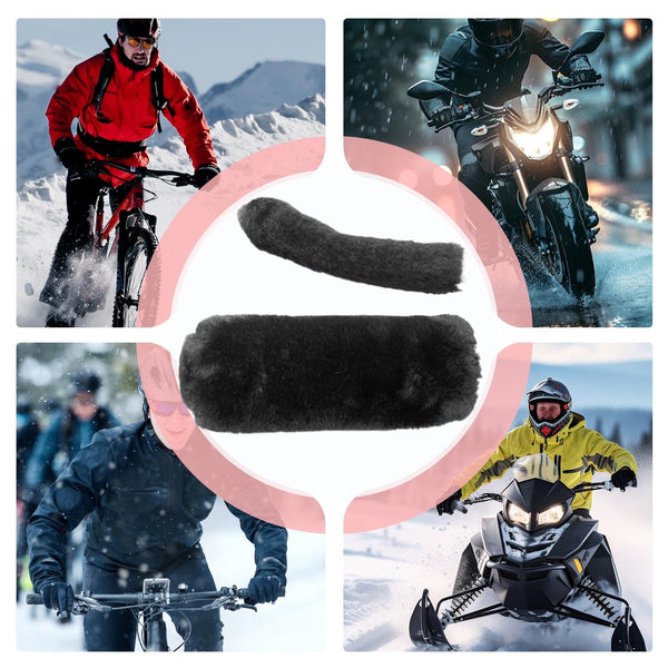 Motorcycle Handlebar Muffs Plush Winter Grip Protection Other Motorcycle Accessories