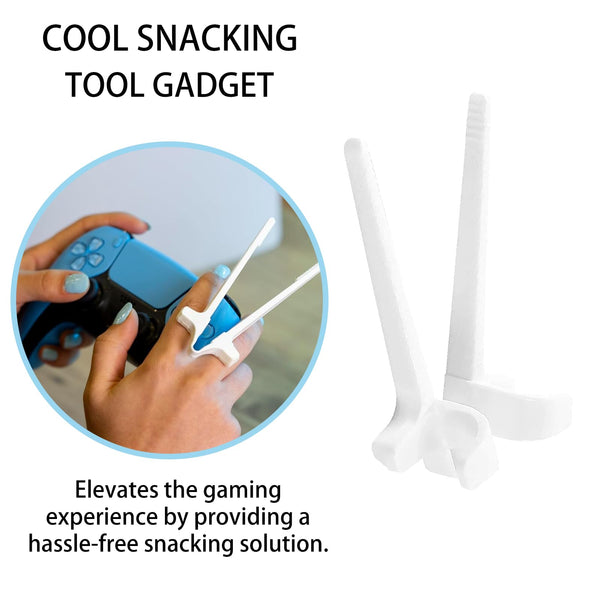 Finger Snack Tongs Reusable Gadget For Gamers Chopsticks