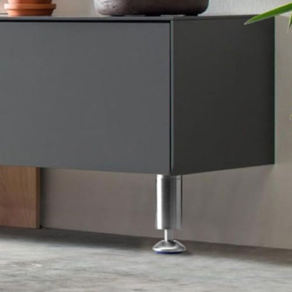 4X Stainless Steel Cabinet Legs 10Cm Adjustable Height Furniture Feet Furniture Parts