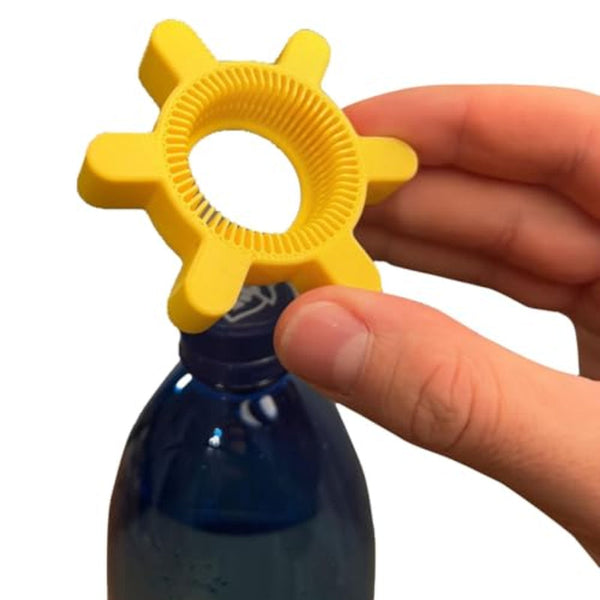 6 Piece Silicone Flower Bottle Opener Set Non Slip Grip For Easy Opening Corkscrews & Bottle Openers