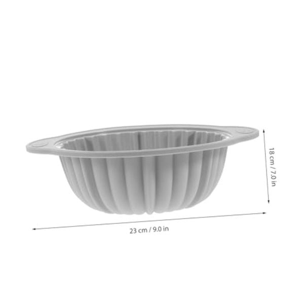 Baking Supplies Airfryer Tray Kitchen Utensils Pan Cake Molds Silicone Mat Gray Round 1 Piece Baking Trays