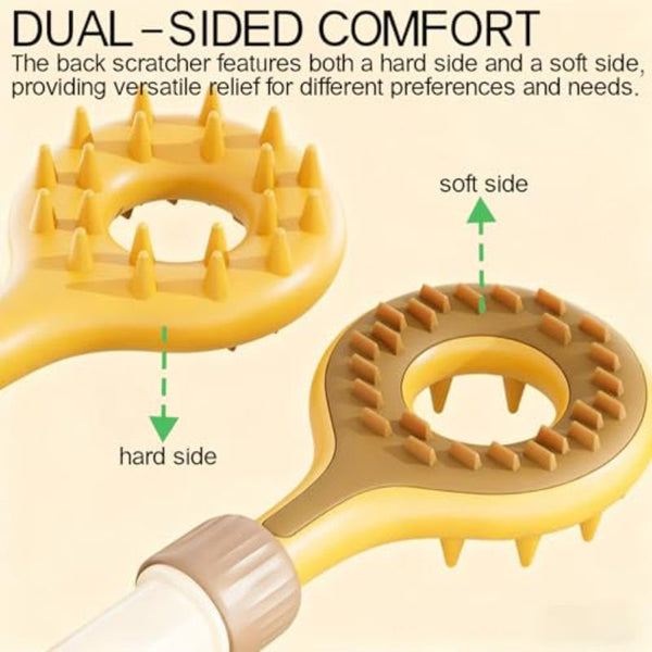 Massager Back Telescopic Portable For Men Women Fathers Mothers Women's Gifts Father's Mother's Festive Christmas Yellow 1 Piece Massagers
