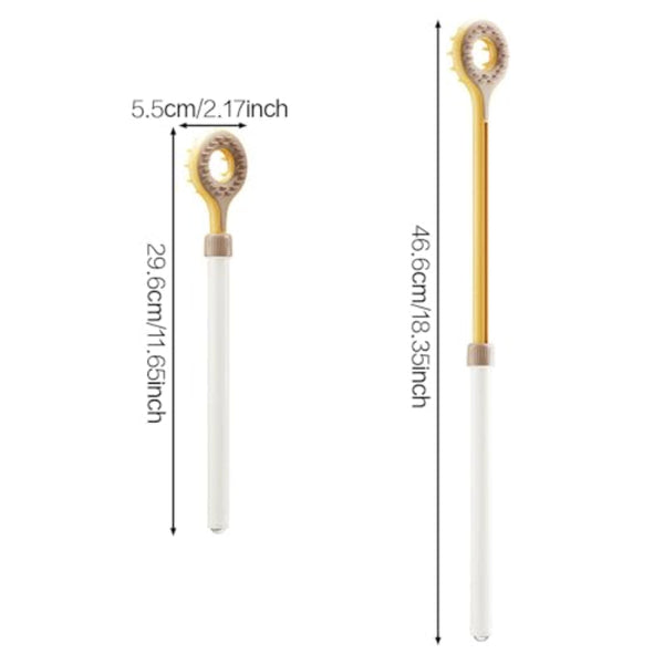 Massager Back Telescopic Portable For Men Women Fathers Mothers Women's Gifts Father's Mother's Festive Christmas Yellow 1 Piece Massagers