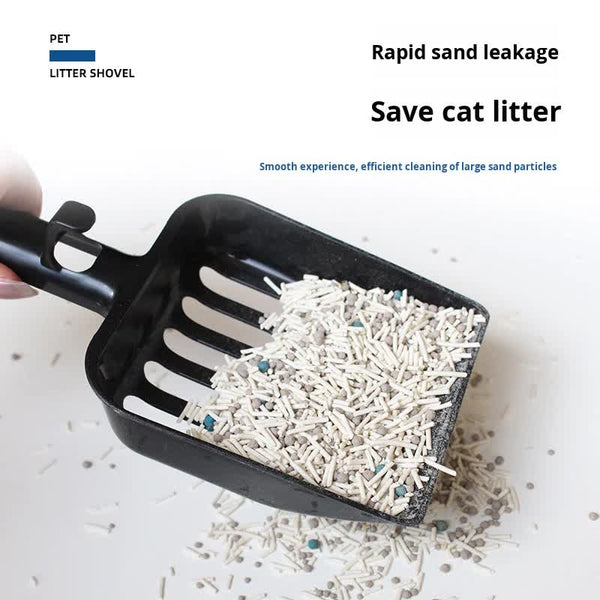 Cat Litter Scoop Food Box Cats Cleaning Black Gray Blue Pink 4 Pieces Litter Scoops
