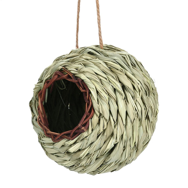 Hand Woven Spherical Birdhouse Garden Decoration Bird Houses