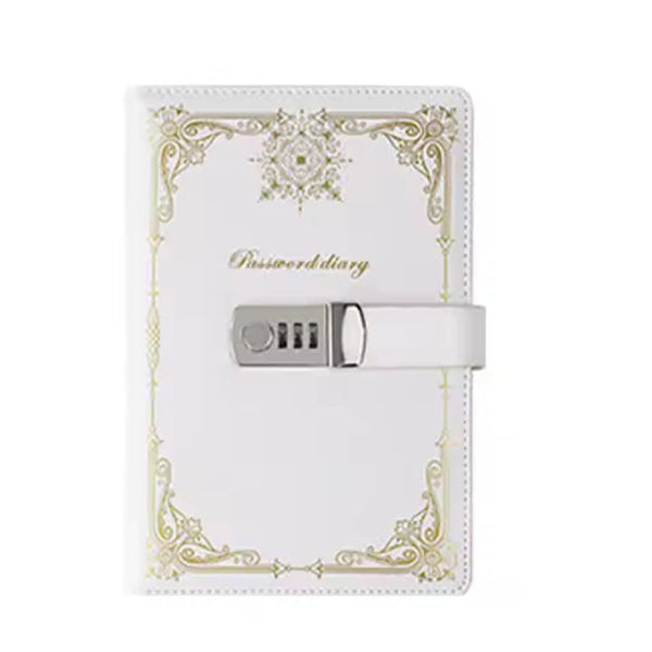 Diary Journal With Lock Password Book Notebook A5 For Adults Books Retro Creative Christmas Gifts Women Men 1 Piece Diaries Journals