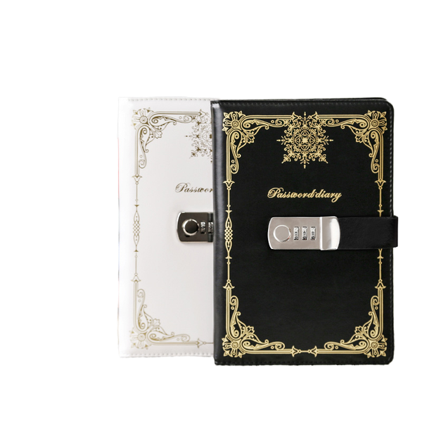 Diary Journal With Lock Password Book Notebook A5 For Adults Books Retro Creative Christmas Gifts Women Men 1 Piece Diaries Journals