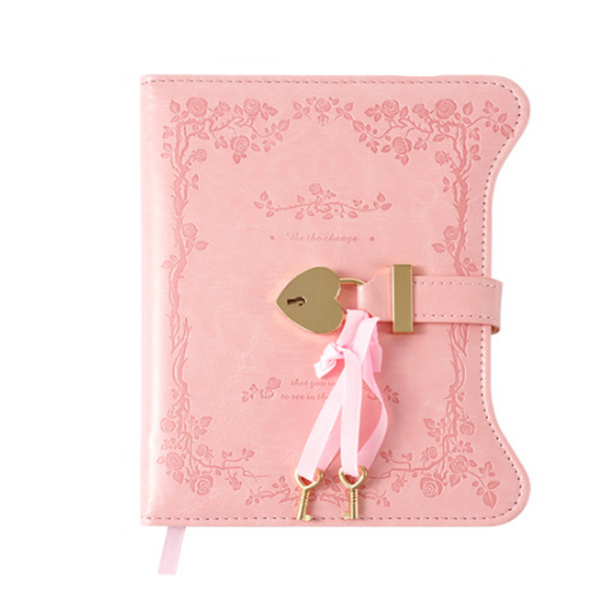 Retro Pu Leather Lockable Diary For Adults 144 Pages Diaries Journals