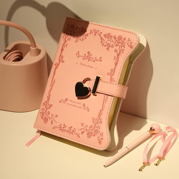 Retro Pu Leather Lockable Diary For Adults 144 Pages Diaries Journals