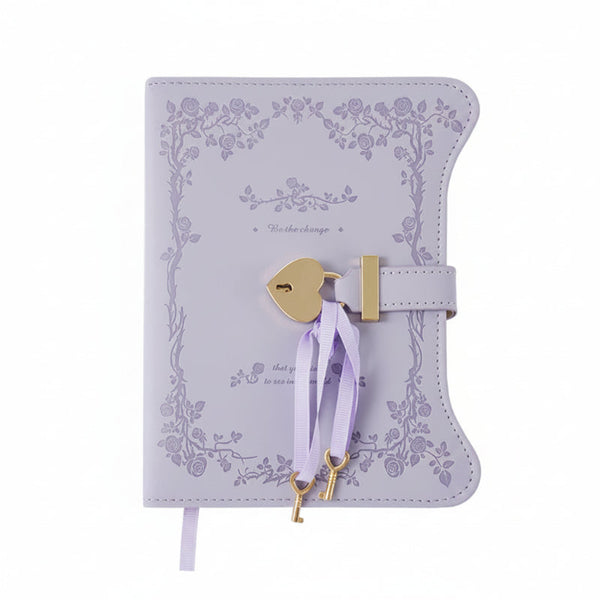 Retro Pu Leather Lockable Diary For Adults 144 Pages Diaries Journals