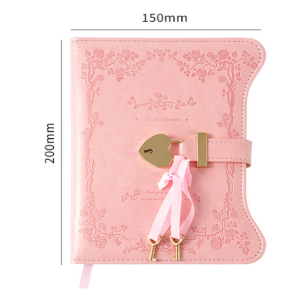 Diary Journal With Lock Password Book Notebook B6 For Adults Books Retro Creative Christmas Gifts Women Men 1 Piece Diaries Journals