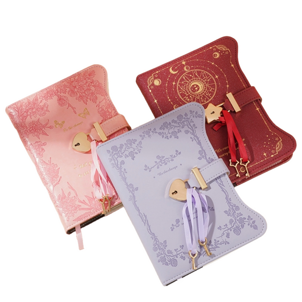 Diary Journal With Lock Password Book Notebook B6 For Adults Books Retro Creative Christmas Gifts Women Men 1 Piece Diaries Journals