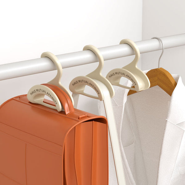 Bag Hanger Wardrobe Organizer Handbag Clothes Hangers Storage Coat Rack Accessories Shoulder Holder White 5 Pieces Hooks & Hangers