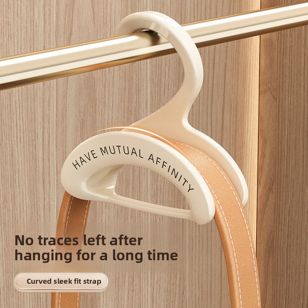Bag Hanger Wardrobe Organizer Handbag Clothes Hangers Storage Coat Rack Accessories Shoulder Holder White 5 Pieces Hooks & Hangers