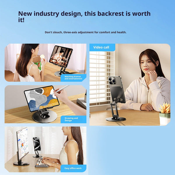 Phone Holder Tablet Stand Desk Accessories Smartphone Gadgets Universal Support Black 1 Piece Mounts & Holders