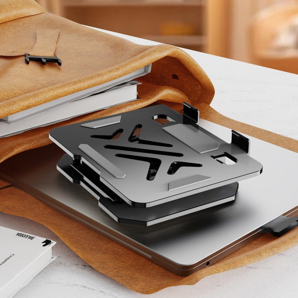 Folding Laptop Stand With 720 Degree Rotation Black Stands Holders & Car Mounts