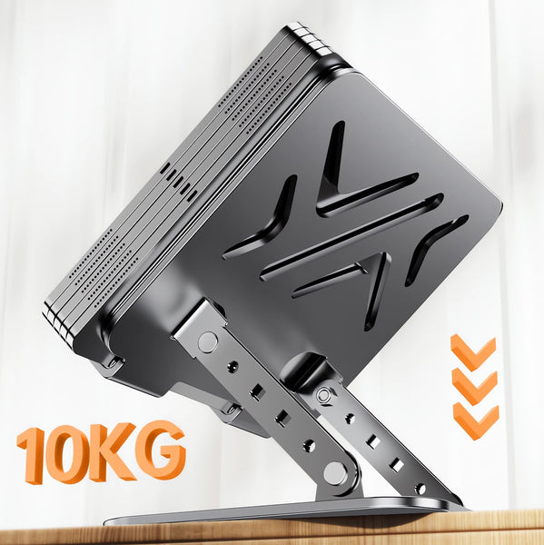 Folding Laptop Stand With 720 Degree Rotation Black Stands Holders & Car Mounts