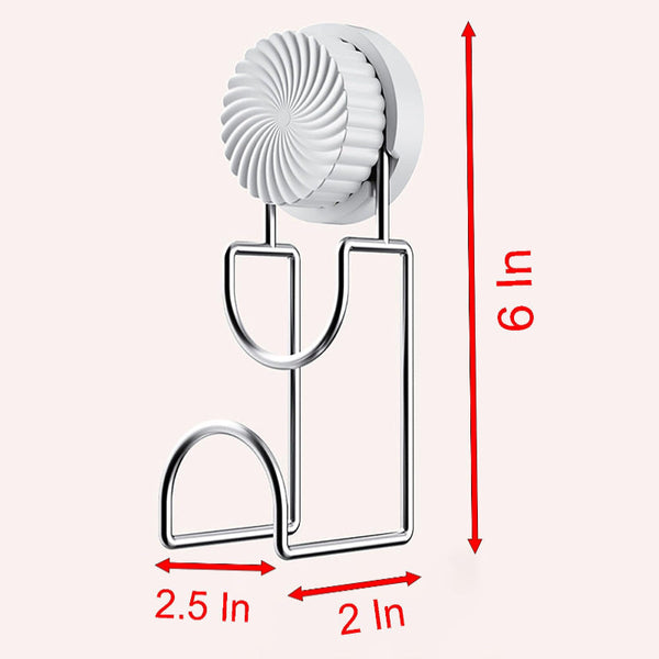 Bathroom Hooks Towel Accessories Suction Cup Sponge Holder Kitchen Hanging Organizer Wall No Drilling White 1 Piece Wall Hooks & Hangers