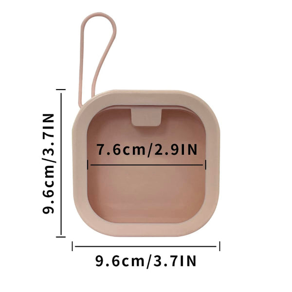 Jewelry Box Storage Cotton Swab Holder Travel Organizer Makeup Hair Accessories Bathroom Cable Tray White Pink 2 Pieces Jewellery Boxes