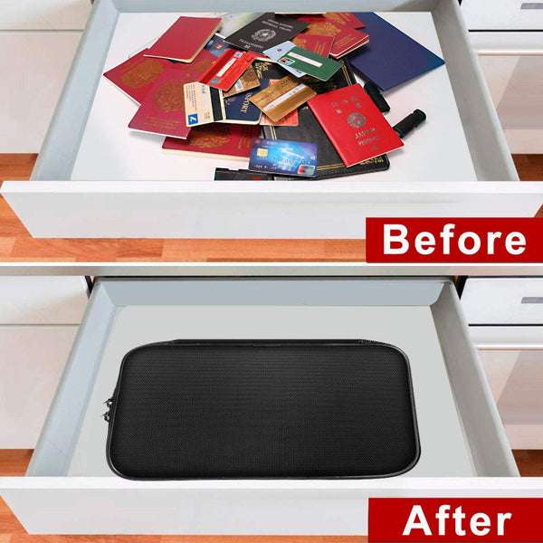Document Organizer Storage Bag With Combination Lock Travel Folder Documents Passport Holder Office Supplies Security Water Repellent Tablet Administr