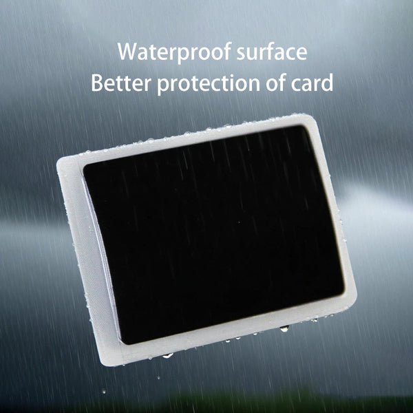 100 Piece Matte Black Pvc Privacy Card Holder Scratch Resistant Business Card Holders