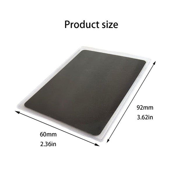 100 Piece Matte Black Pvc Privacy Card Holder Scratch Resistant Business Card Holders