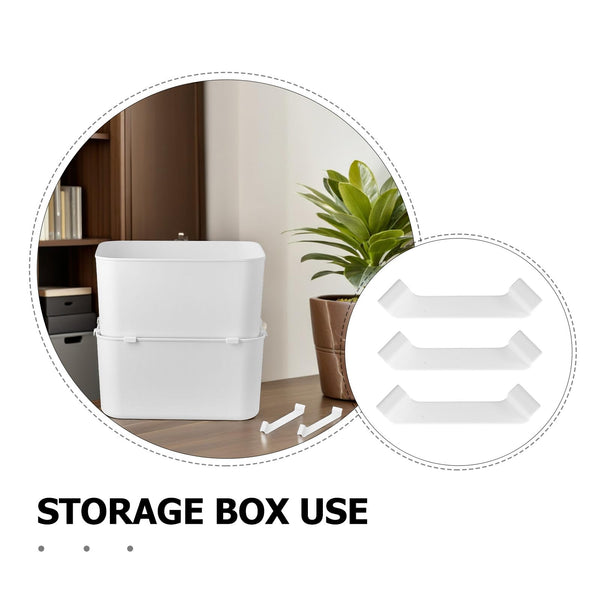 20 Piece White L Shaped Storage Box Connectors Storage Boxes