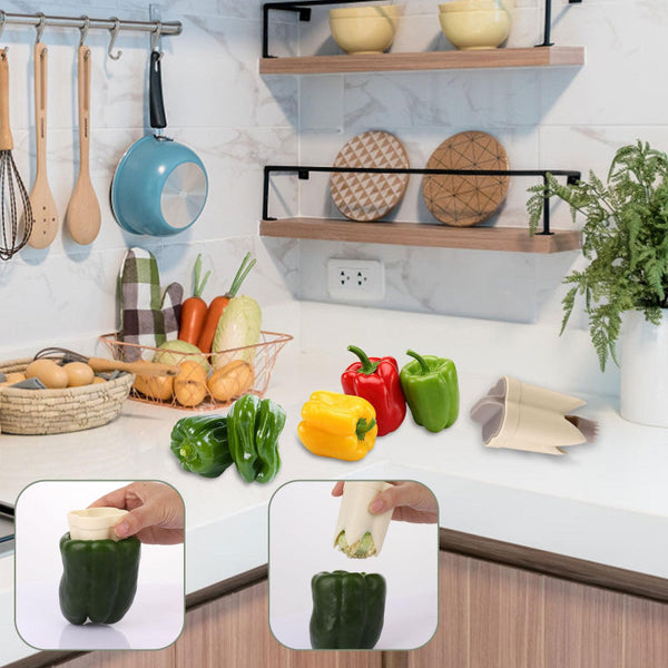 Bell Pepper Pitter Jalapeao Drill Chili Core Remover Universal Vegetable Cutter Kitchen Utensils Seed Handy Aid Fruit And Tool Accessories White 2 Pie