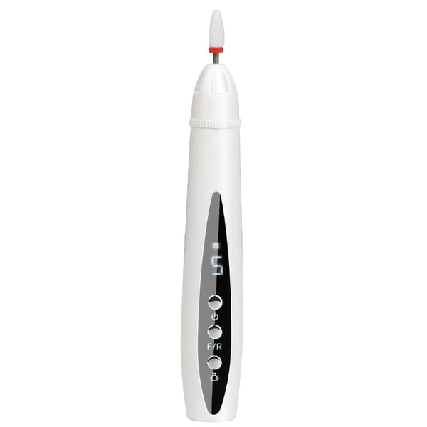 Nail Drill Electric File Manicure Set Pedicure Care Gel Polish Removal Artificial Filing Polishing Acrylic Nails Cordless Rechargeable With Lcd Screen
