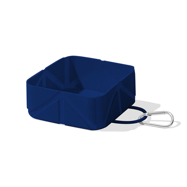 Foldable Dog Food Bowl Drinking Travel Water Supplies Hiking Camping On The Go Silicone Portable Accessories Outdoor Dark Mix Pack Of 5 Dog Bowls