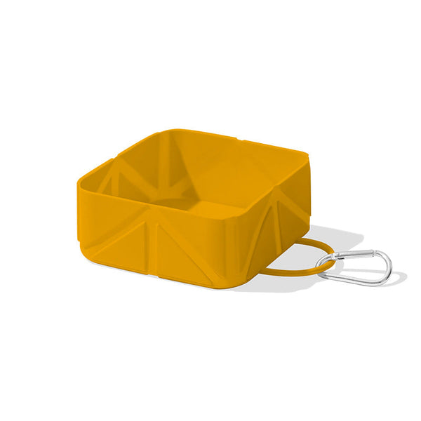 Foldable Dog Food Bowl Drinking Travel Water Supplies Hiking Camping On The Go Silicone Portable Accessories Outdoor Dark Mix Pack Of 5 Dog Bowls