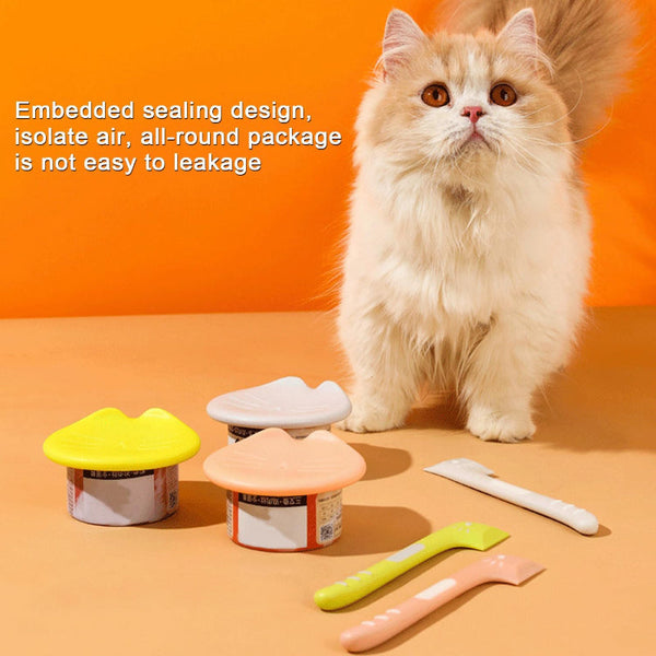 Can Lid Keep Fresh Cat Food Dog Silicone Cover Canned Wet Cans Pet Supplies Accessories Kitchen Utensils Bowl Multicolor Pack Of 3 Other Kitchen Gadge