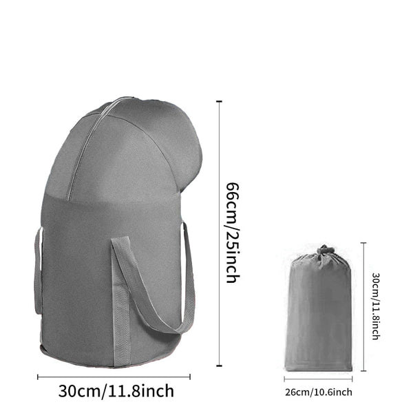 Foot Bath Foldable Bucket Portable Water Bag Collapsible Wash Basin Wellness Home Spa Warmer High Edge With Lid Thermal Insulation Travel And Camping