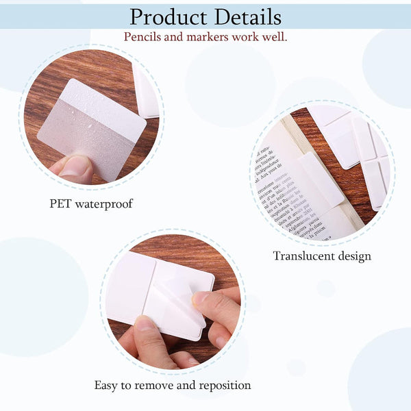Transparent Writable Sticky Index Tabs 1360 Pieces