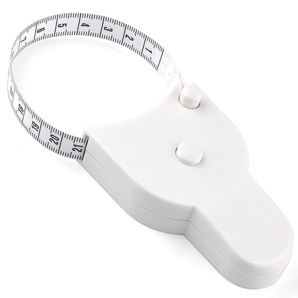 Measuring Tape Body Circumference Measurement Losing Weight Waist Fitness Accessories Centimeter Tailor's Roll Up Muscle Mass White 1 Piece Measuring