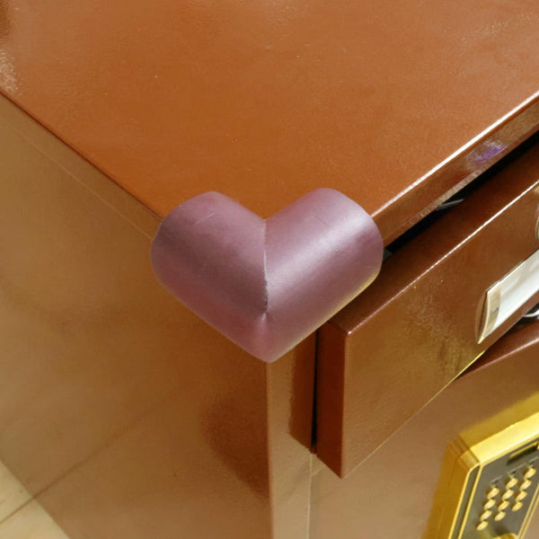 Corner Protectors Table Corners Furniture Bumpers Protective Pads Wall Door Stopper Foam Rubber Strips Self Adhesive Edge Universal Brown 12 Piece Fur