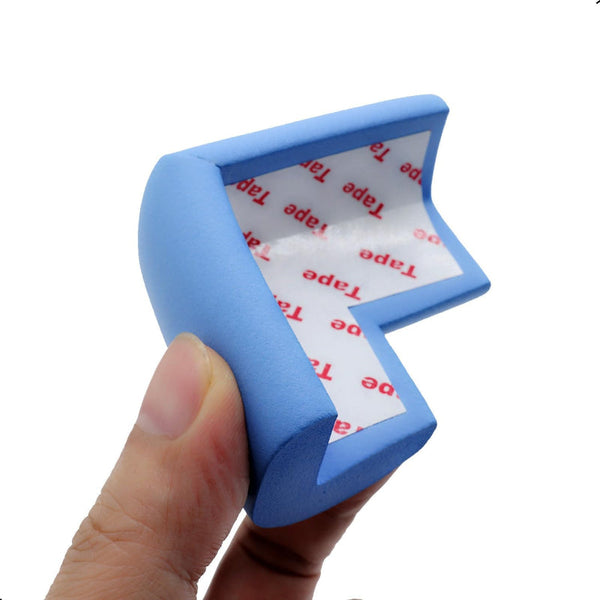 Corner Protectors Table Corners Furniture Bumpers Pads Wall Door Stopper Foam Rubber Strips Self Adhesive Edge Universal Blue 12 Pieces Furniture Part
