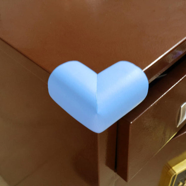 Corner Protectors Table Corners Furniture Bumpers Pads Wall Door Stopper Foam Rubber Strips Self Adhesive Edge Universal Blue 12 Pieces Furniture Part