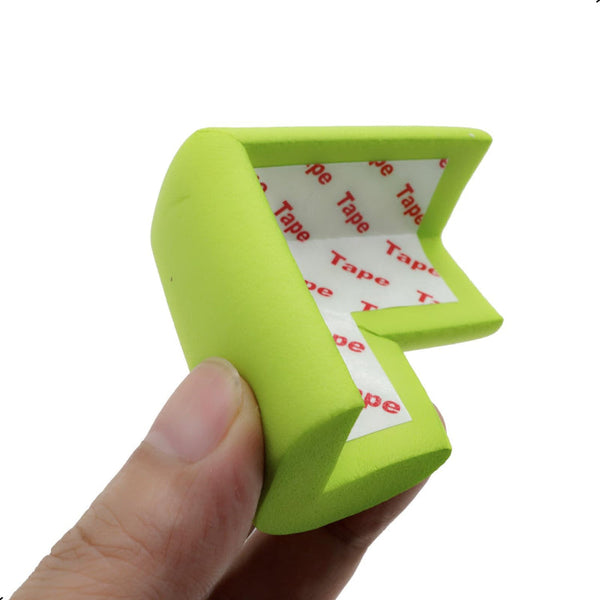 Corner Protectors Table Corners Furniture Bumpers Protective Pads Wall Door Stopper Foam Rubber Strips Self Adhesive Edge Universal Green 12 Piec Furn