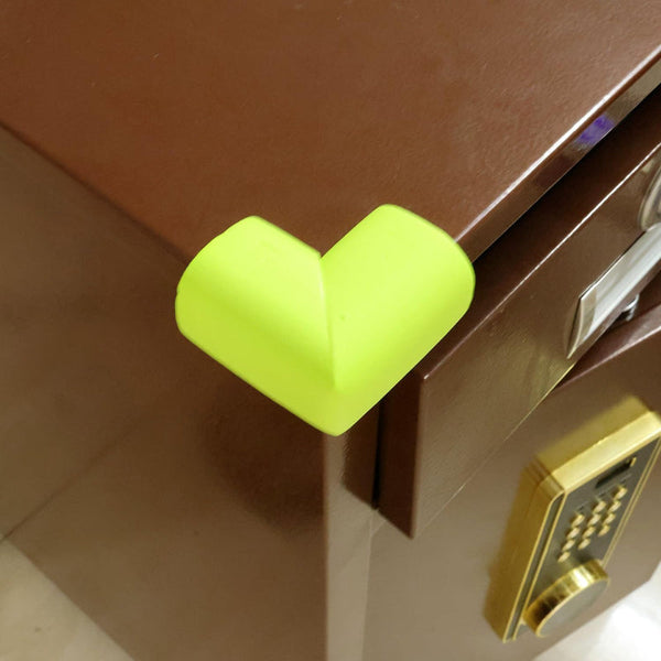 Corner Protectors Table Corners Furniture Bumpers Protective Pads Wall Door Stopper Foam Rubber Strips Self Adhesive Edge Universal Green 12 Piec Furn